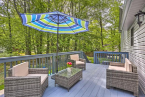 Poconos Family Getaway with Hot Tub and 2 Game Rooms!